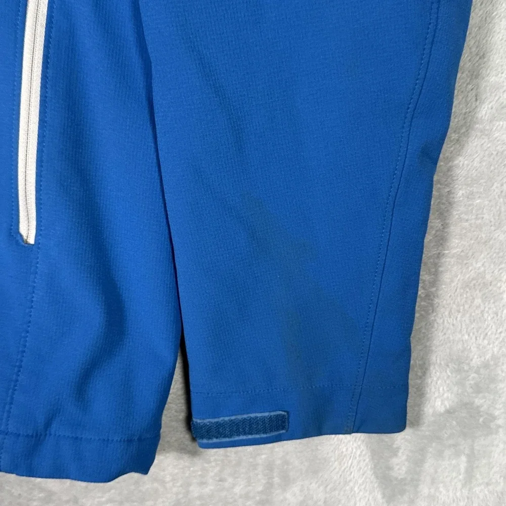 The North Face Jacket Mens Medium Blue Hooded Insulated Softshell Ski
